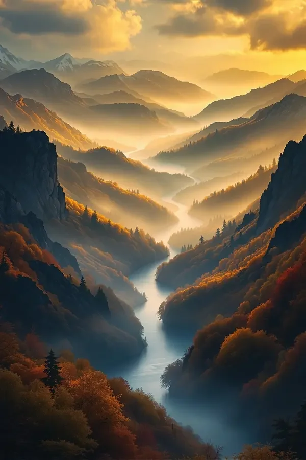 山河秋正浓高清海报